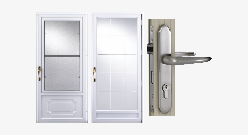 Sliding Screen Door Parts For Decor Sliding Patio Screen - Exterior Doors With Glass And Screen, transparent png #958650
