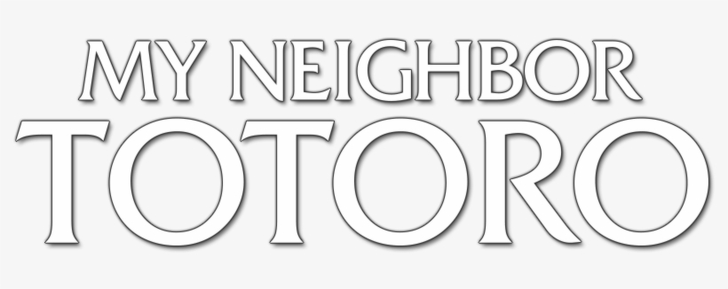My Neighbor Totoro Logo - My Neighbor Totoro Title, transparent png #958735