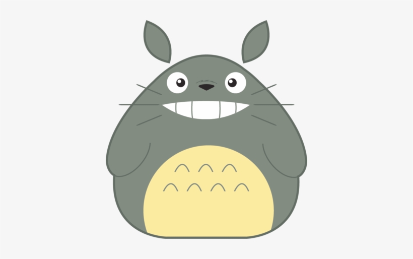 Black And White Library Totoro By Justin - Clipart Totoro, transparent png #958863