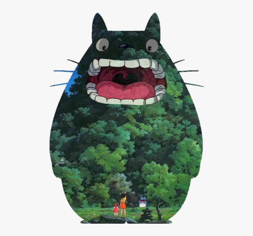 Totoro, Anime, And Studio Ghibli Image - Totoro Studio Ghibli Tshirt, transparent png #958990