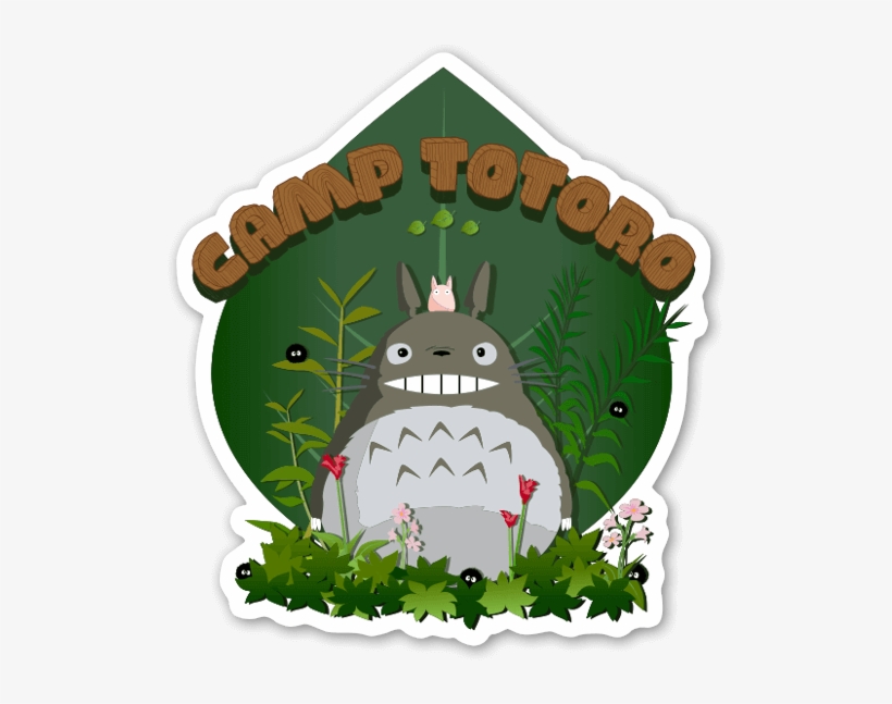 Camp Totoro Sticker - My Neighbor Totoro, transparent png #959057