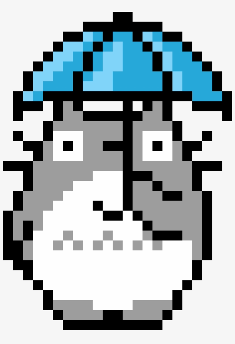 Totoro - Pixel Art Totoro, transparent png #959336