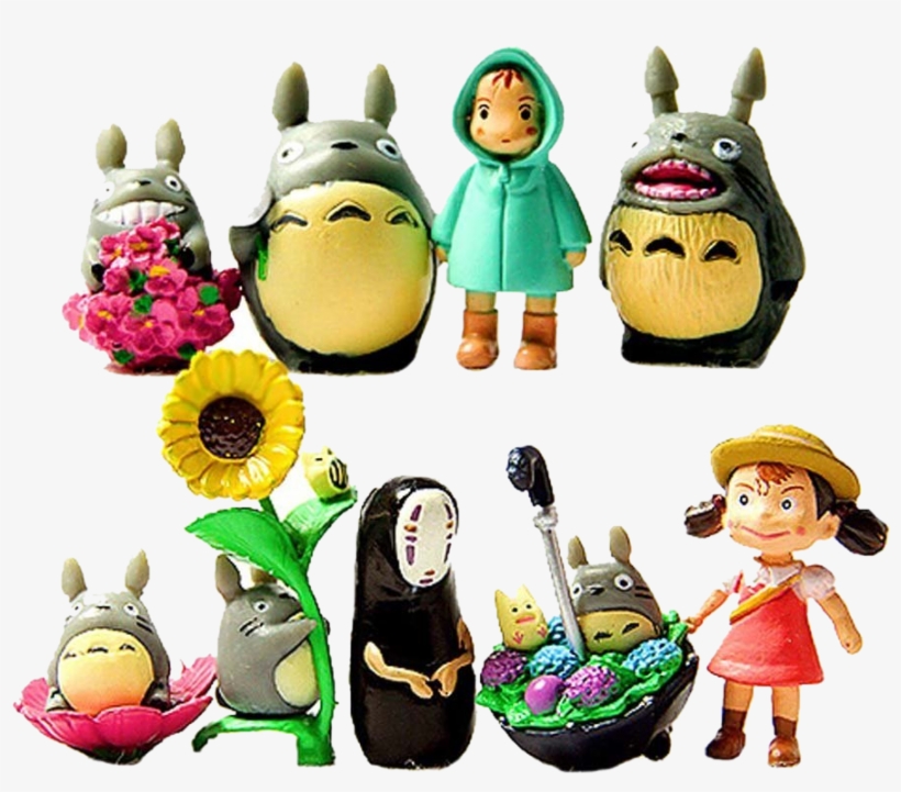 My Neighbor Totoro Figure Spirited Away Anime Models - My Neighbour Totoro Figure Hayao Miyazakiponyo Spirited, transparent png #959359