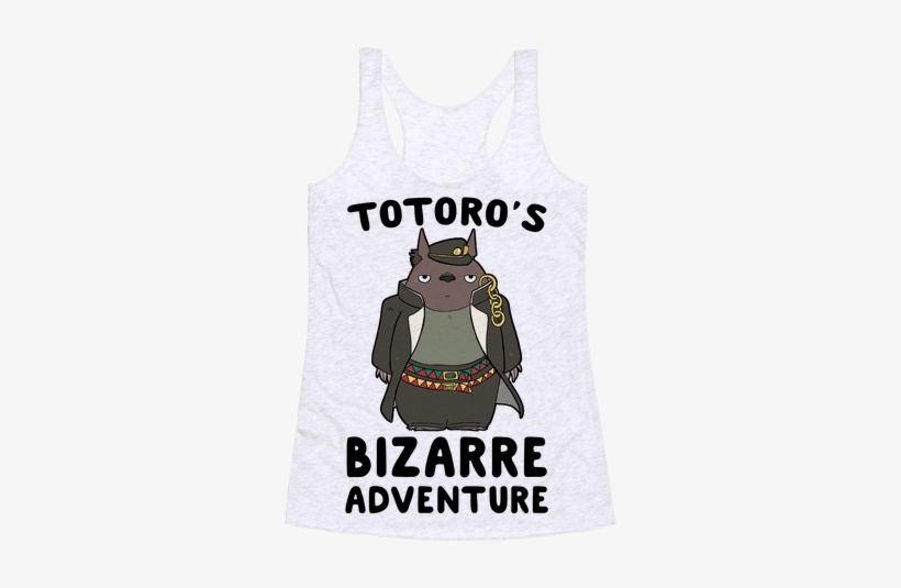 Totoro's Bizarre Adventure Racerback Tank Top - Active Tank, transparent png #959468