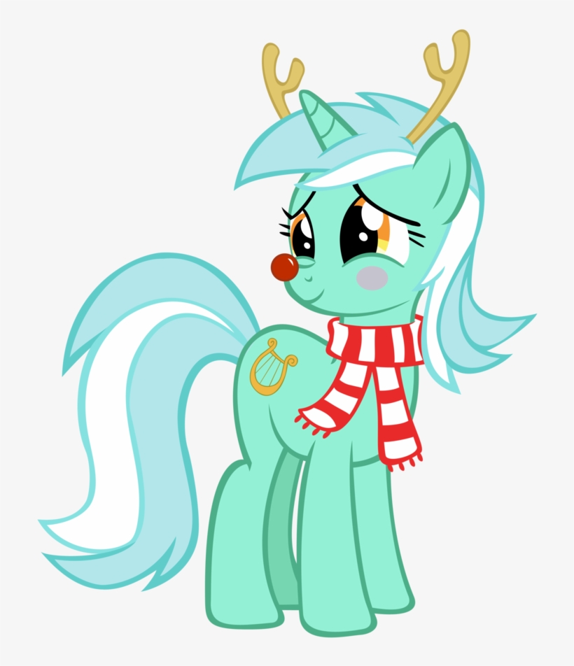 Antlers, Christmas, Clothes, Hearth's Warming Eve, - Mlp Lyra Christmas, transparent png #959740