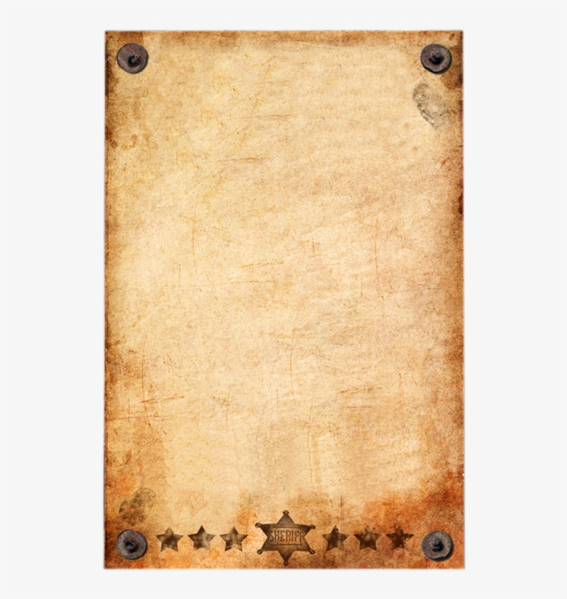 Paper Sheet Png Free Download - Wanted Poster Dead Or Alive, transparent png #959825