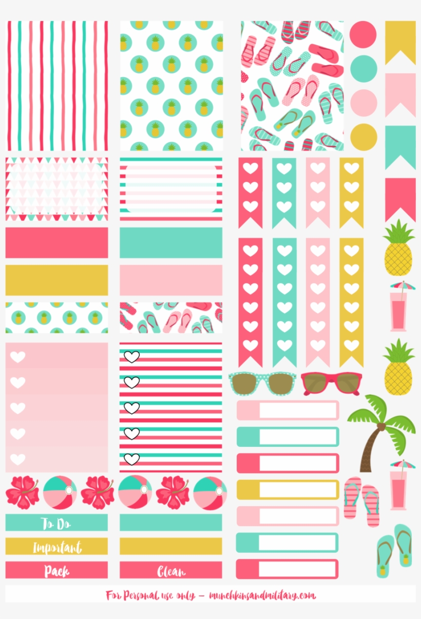 I Made This Fun Set Of Printable Planner Stickers In - Planner Stickers Printable, transparent png #9501047