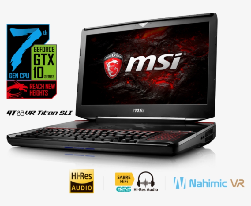 Nahimic Vr Sound Enhancement In Msi Gaming - Laptop Gaming Msi Titan, transparent png #9501586