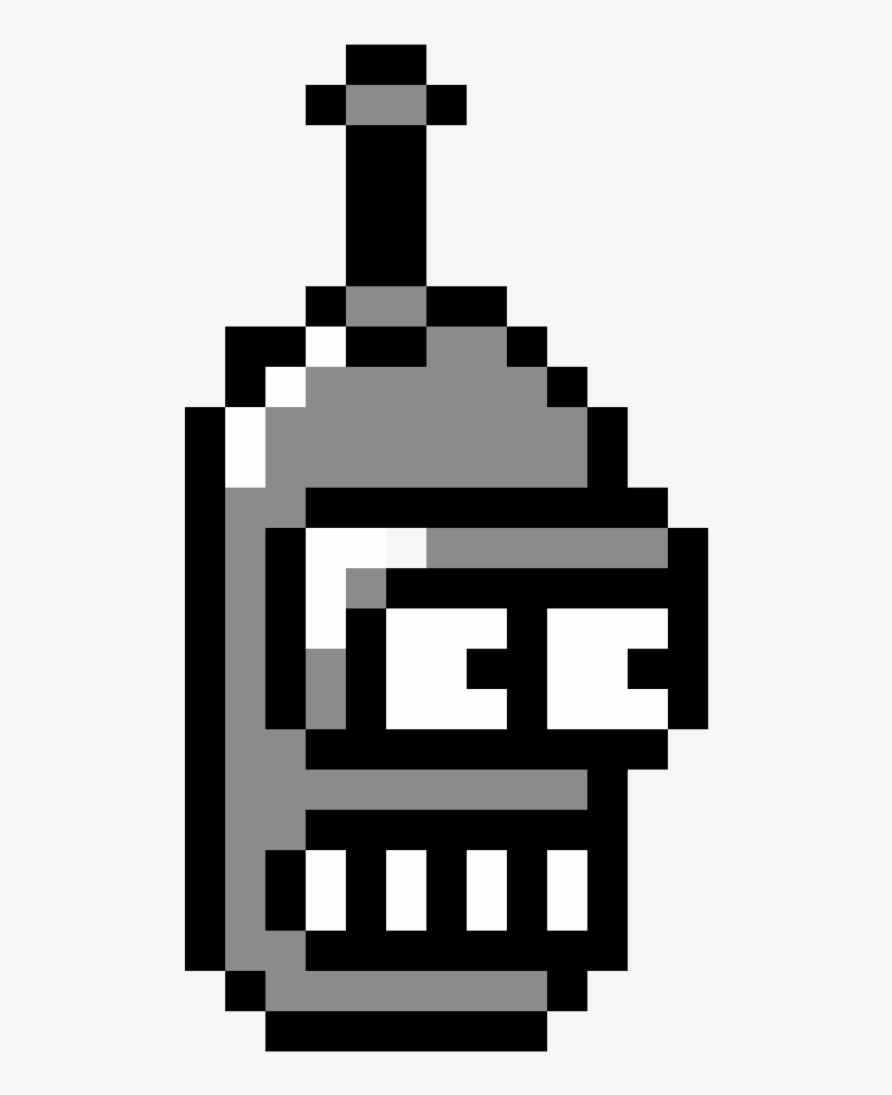 Bender - Pixel Art Fnaf Purple Guy, transparent png #9502058