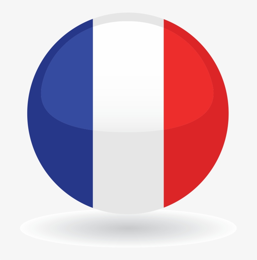 About The French Language - France Flag Icon Png, transparent png #9502144