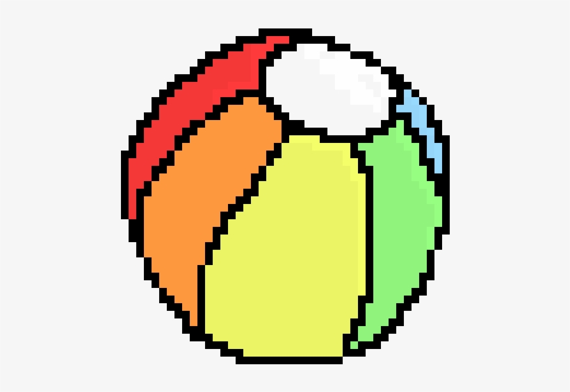 Beach Ball - Pixel Burger, transparent png #9502971