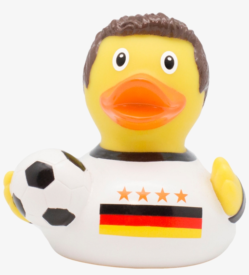 Footballer Duck With 4 Stars - Bath Toy, transparent png #9503000