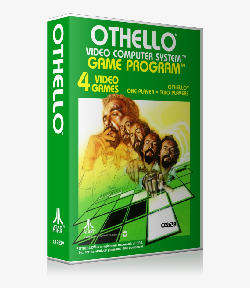 Othello Atari 2600 Game Cover To Fit A Ugc Style Replacement - Flyer, transparent png #9503947