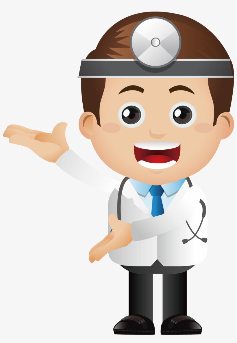 Cartoon Physician Icon Head Transprent Png Free Ⓒ - Cartoon A Doctor, transparent png #9504201