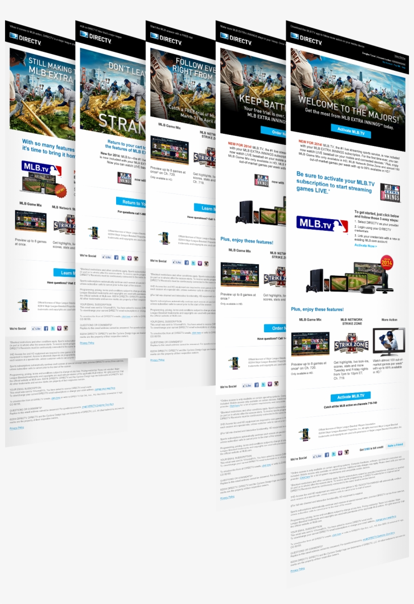 1 Email, Many Variations - Mlb Tv, transparent png #9504389