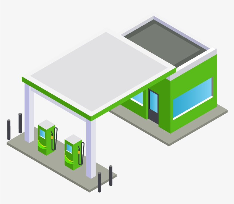 File - Gasolinera - Gasolinera Png, transparent png #9505134