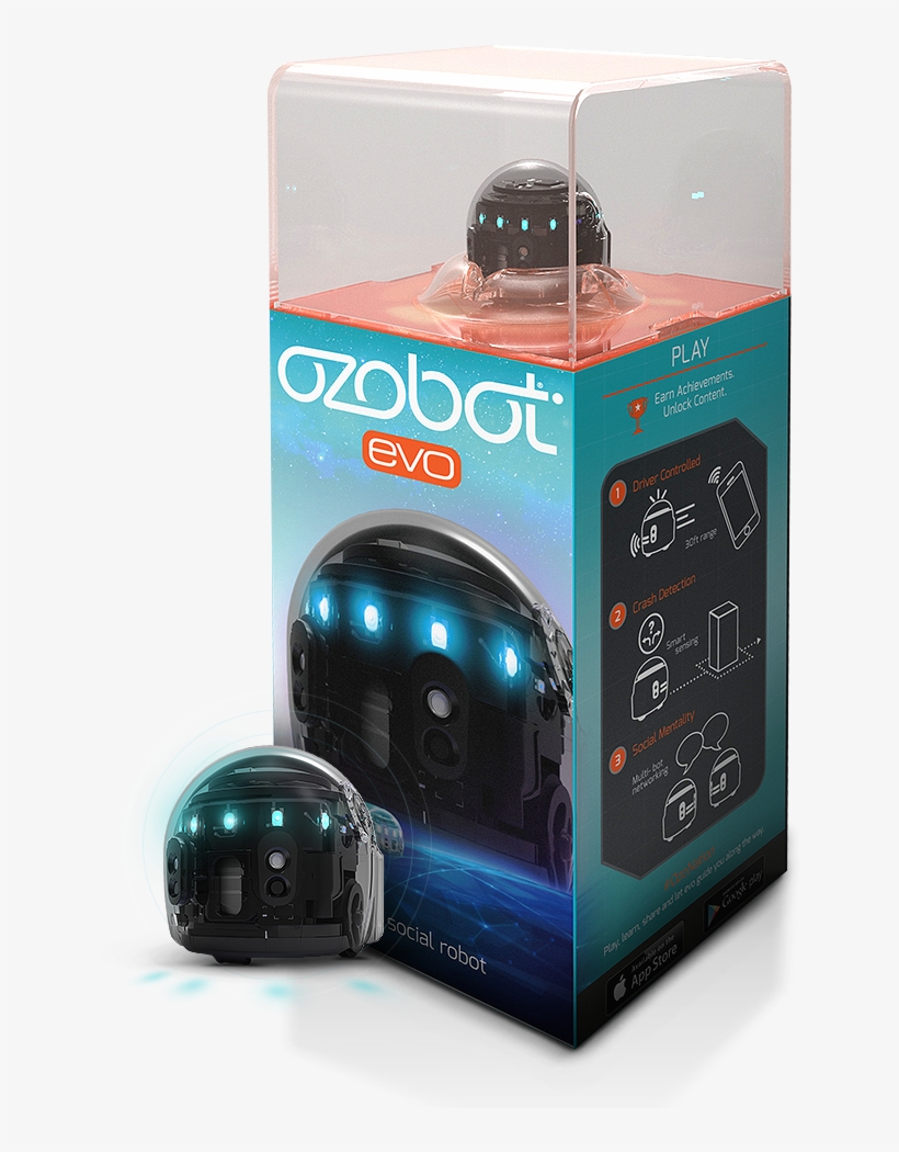 Ozobot Evo Box - Ozobot Evo, transparent png #9505528