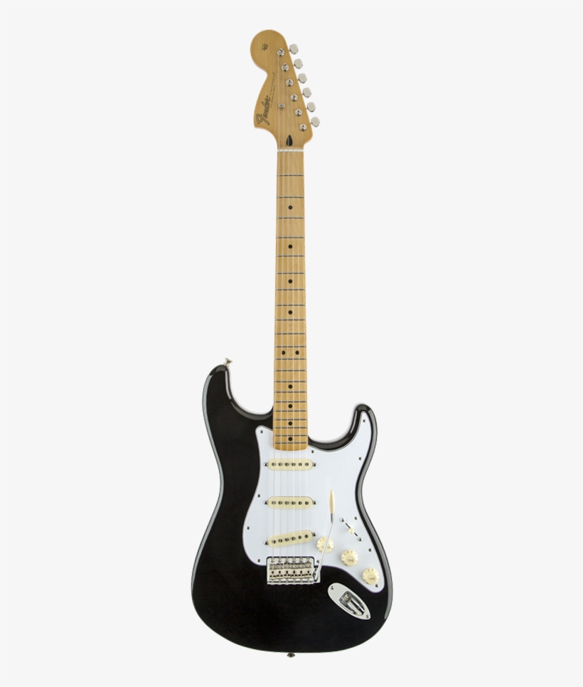 Fender Jimi Hendrix Stratocaster Black Mn - Fender Stratocaster Silhouette, transparent png #9505560