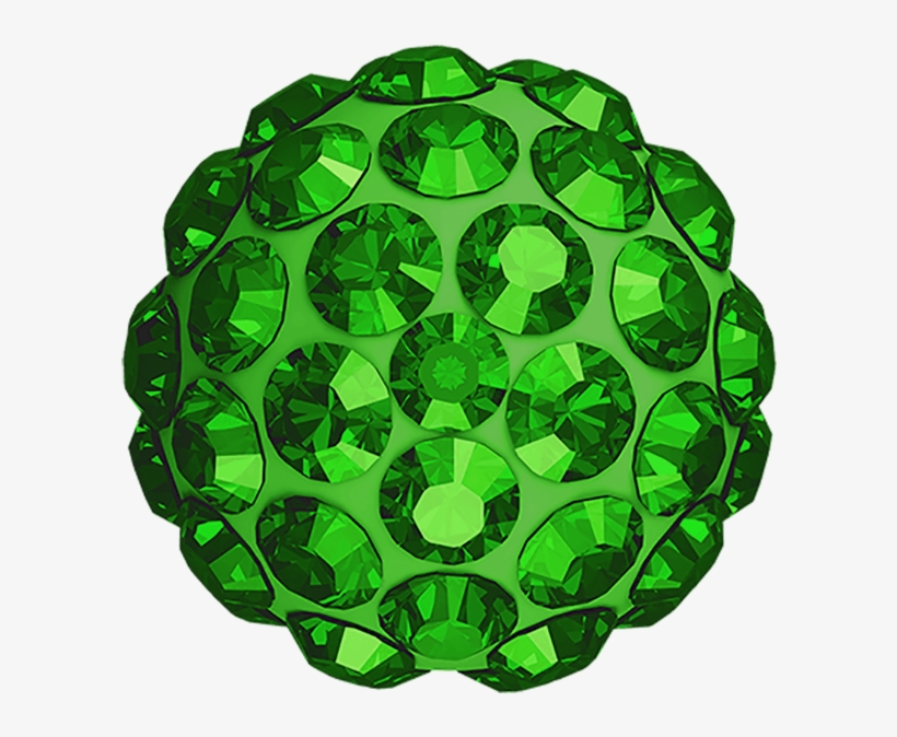 Strass Bead Half Drilled 10mm Swarovski Peridot - Circle, transparent png #9506200