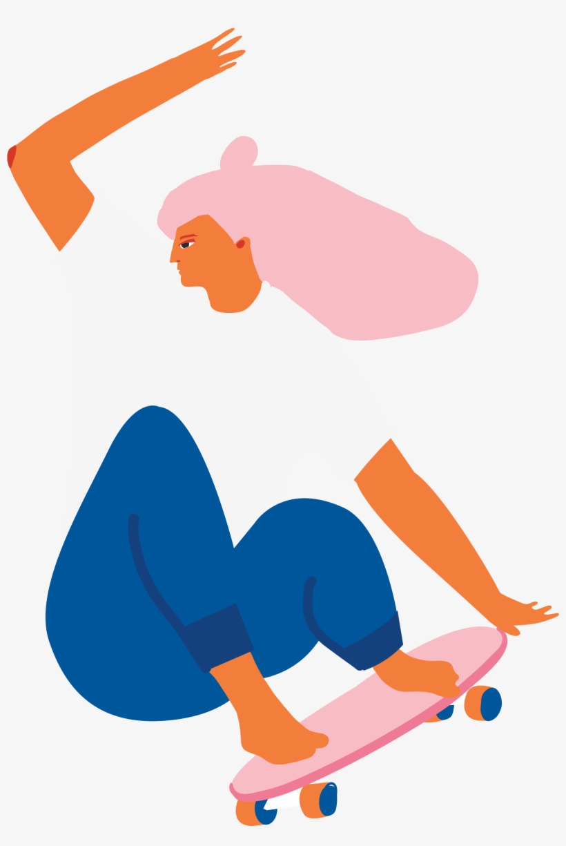 Skateboarding, transparent png #9506790