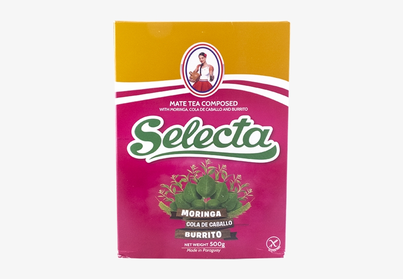 Selecta Compuesta Con Moringa, Cola De Caballo, Burito - Yerba Mate Selecta, transparent png #9507164