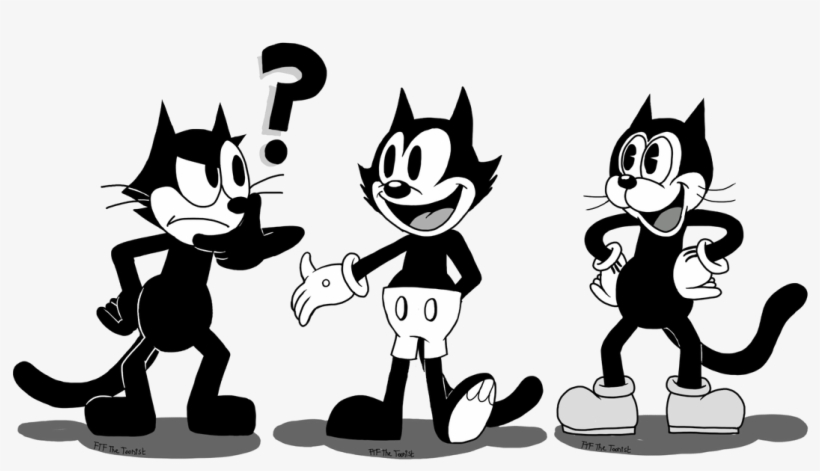 Imagine That One Of Two Styled Felix The Cat Has Designed - Cartoon, transparent png #9507289
