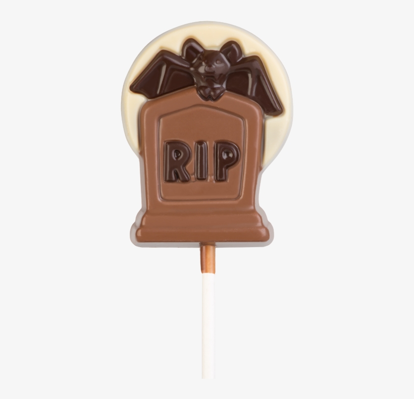 Lolly Halloween "gravestone" - Chocolate, transparent png #9507410