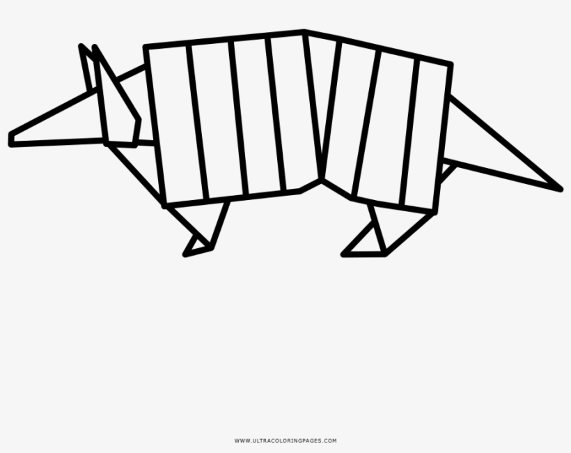 Armadillo Coloring Page - Sketch, transparent png #9507451