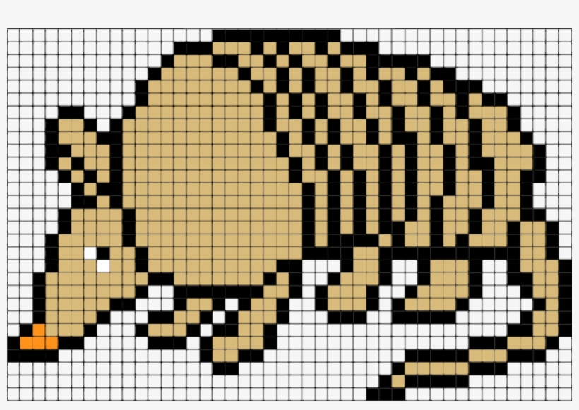Armadillo Pixel Art, transparent png #9507493
