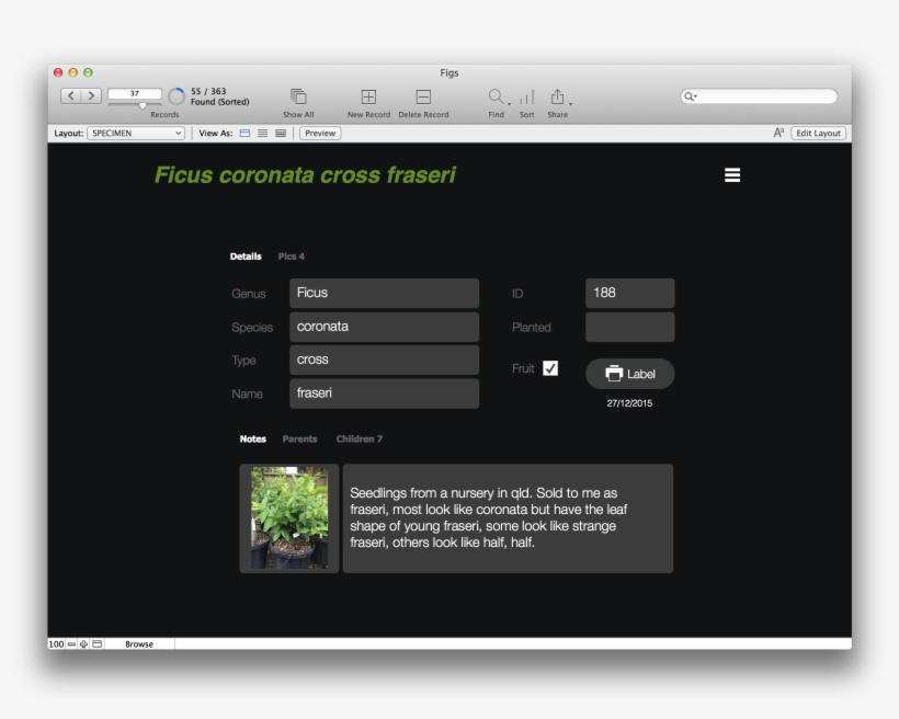 Fig Database Detail View - Software Surround Sound Mac, transparent png #9507669