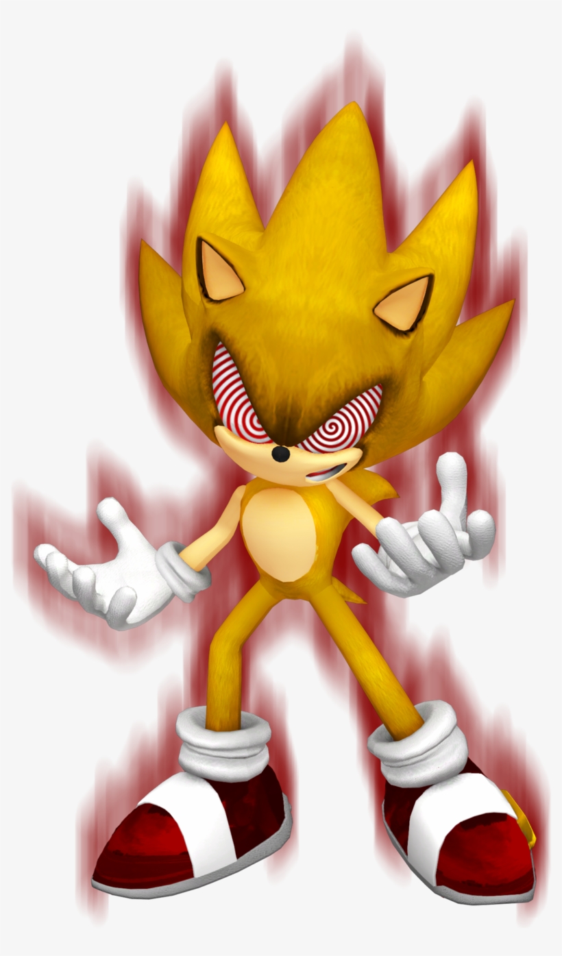 Super Sonic Coloring Pages Photo - Fleetway Super Sonic, transparent png #9507838