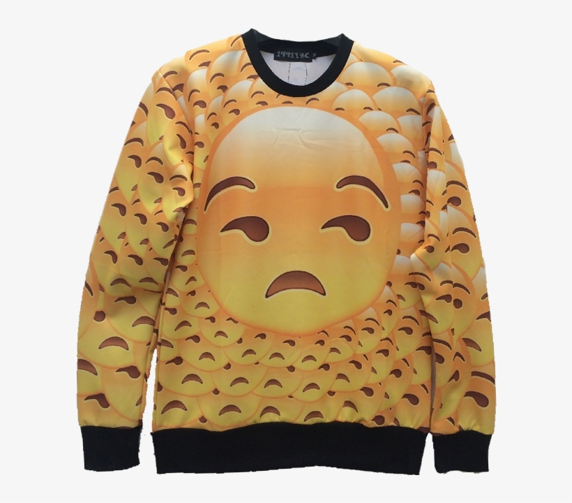 Emoji Crewneck Get On Fleek - Clothing, transparent png #9507839