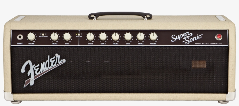 Fender Super-sonic 22 Watt Amp Head, transparent png #9508161