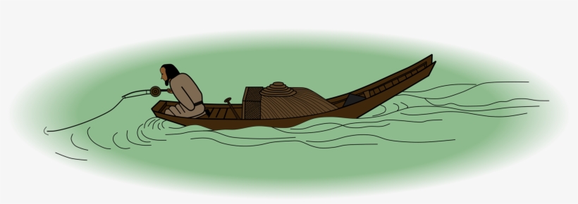 Angler On A Wintry Lake Fishing Fisherman Angling - Angler On A Wintry Lake, transparent png #9508524