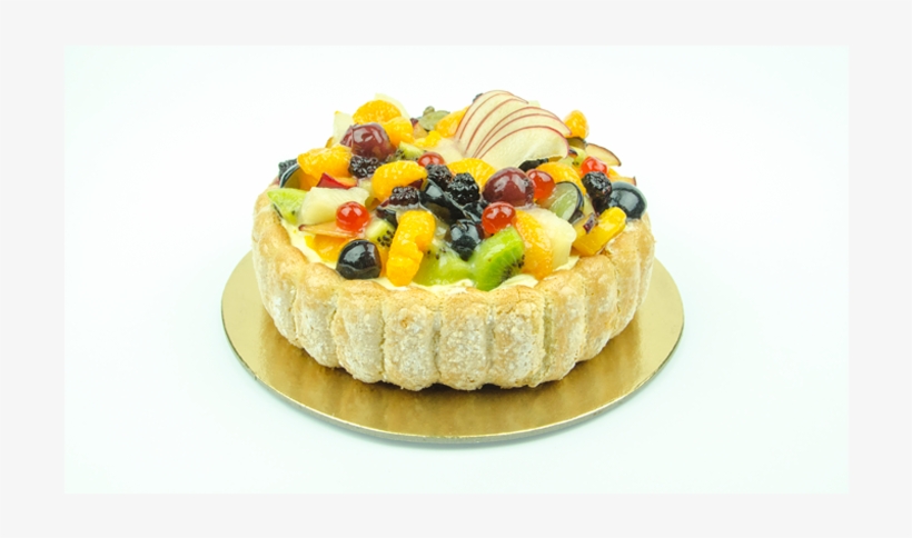 Fruit Flan Small - Fruit Cake, transparent png #9510287