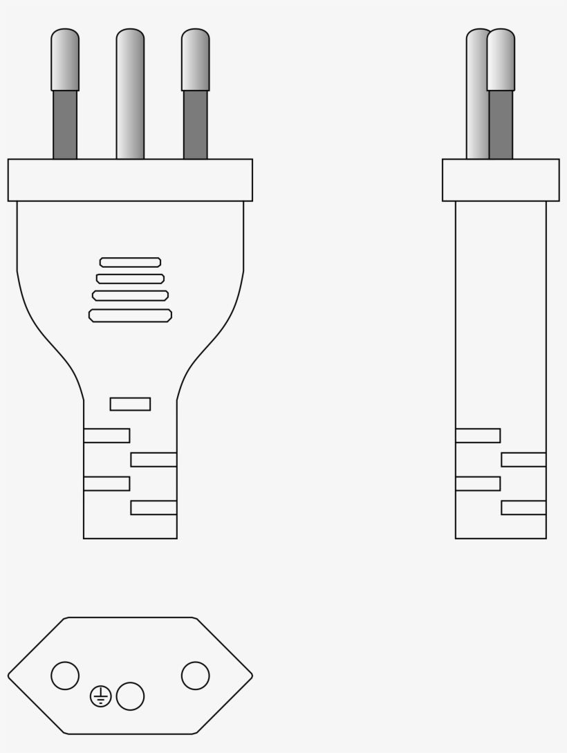 This Free Icons Png Design Of Brasil Plug, transparent png #9510290