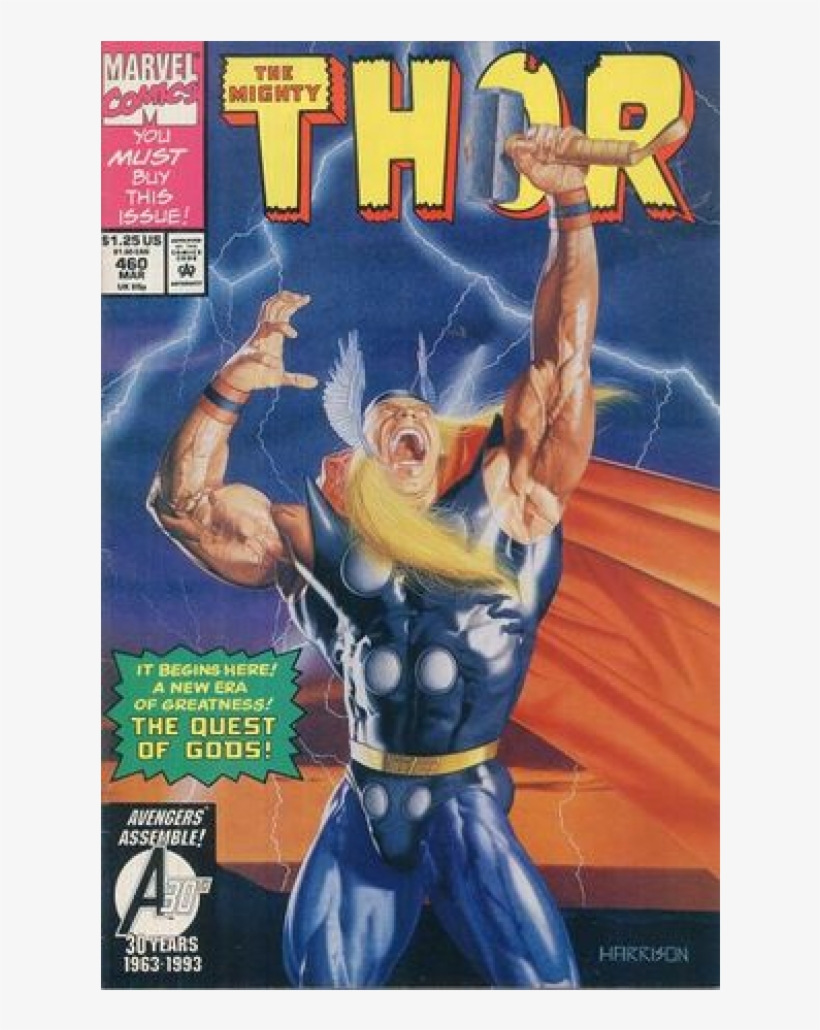 Купете Comics 1993-03 The Mighty Thor, transparent png #9511276