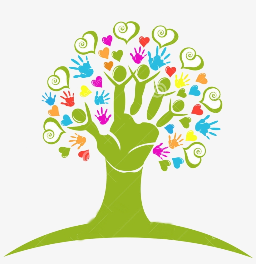 Características Y Aspectos De La A - Heart And Hand Tree, transparent png #9511430