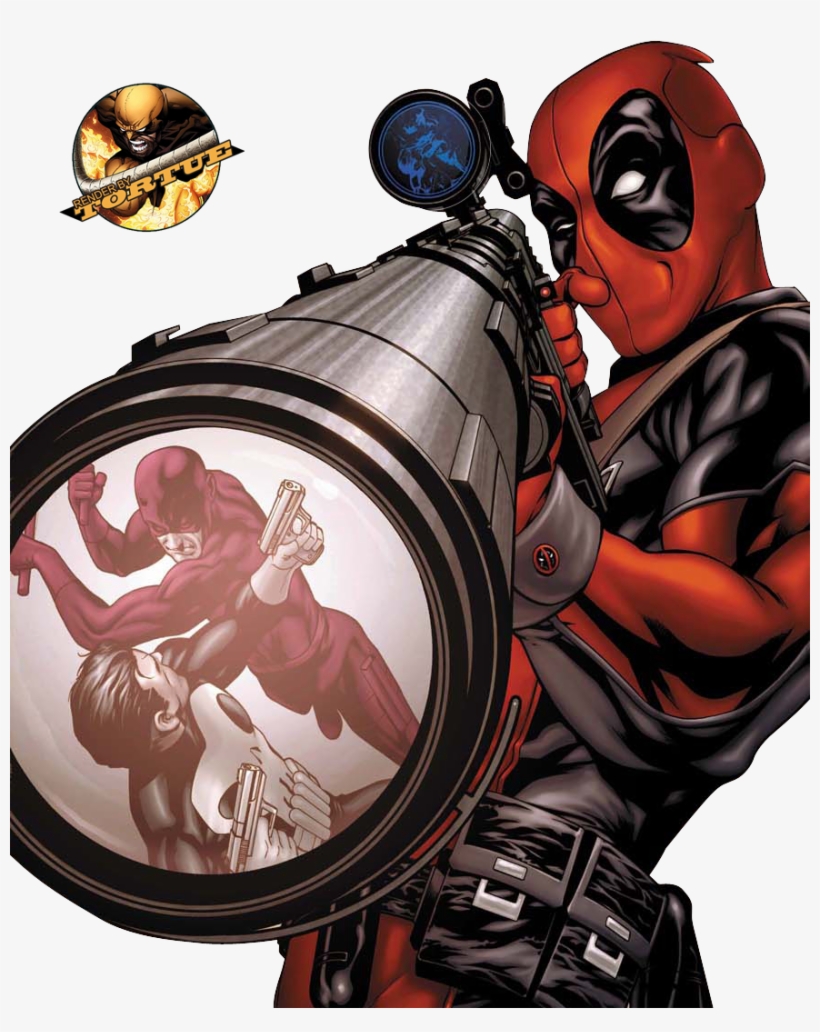Deadpool Sniper - Captain Marvel Wallpaper Hd, transparent png #9511434