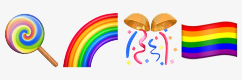 #freetoedit #edit #emoji #apple #ios #iphone #rainbow - Graphic Design, transparent png #9511595