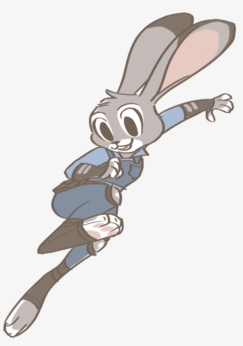 Commission For @frecklewish Of The Lovely Judy Hopps - Cartoon, transparent png #9511640
