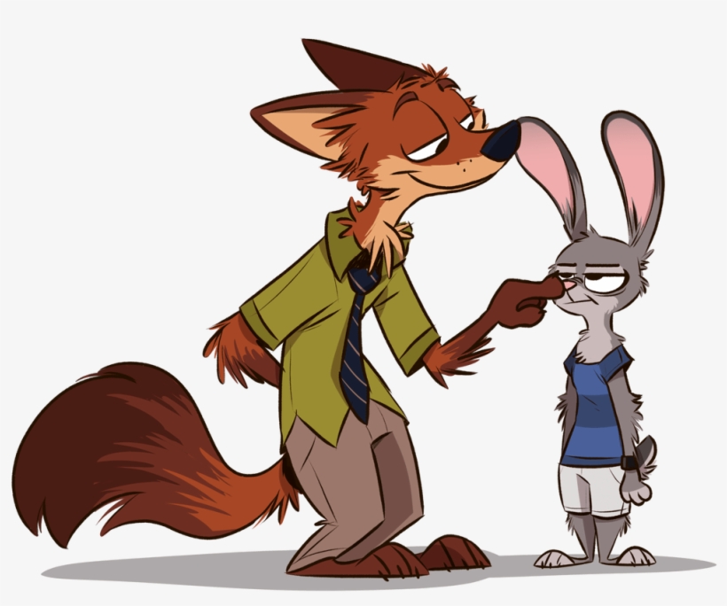 Nick And Judy By Pimeationsart - Cartoon, transparent png #9511820
