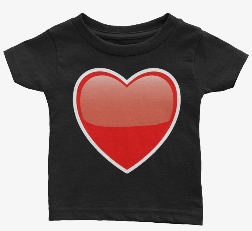 Emoji Baby T Shirt - Heart, transparent png #9512759