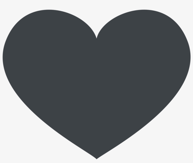 File - Emojione 1f5a4 - Svg - Black Heart Icon Png, transparent png #9512852