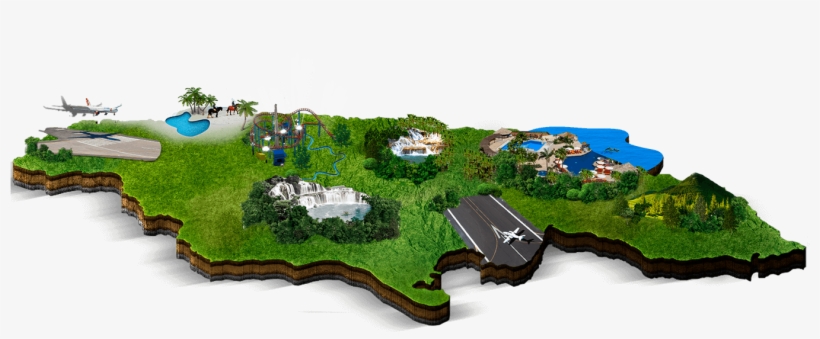 Map Of Jamaica For All-inclusive Family Vacations - Scale Model, transparent png #9513064