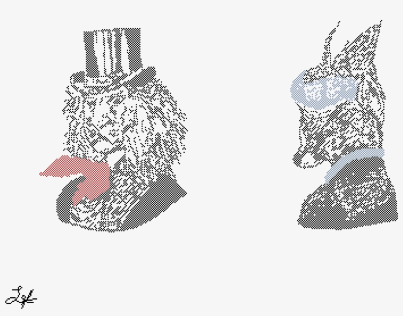 Dandy Lion & Foxy Lady - Illustration, transparent png #9513134
