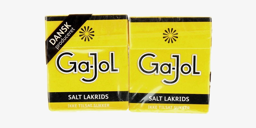 Ga Jol Salt Lakrids Salty Liquorice Sugarfree Pastilles - Paper Product, transparent png #9513251