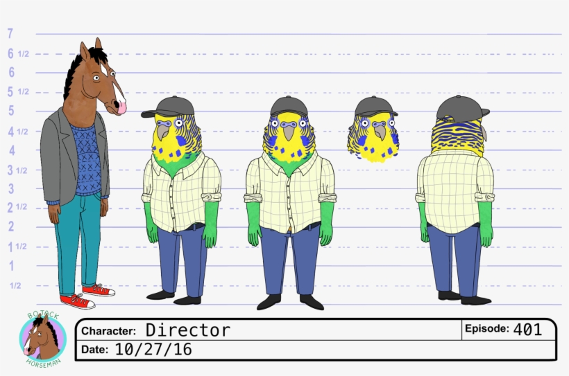 Bojack Horseman Model Sheets, transparent png #9514194