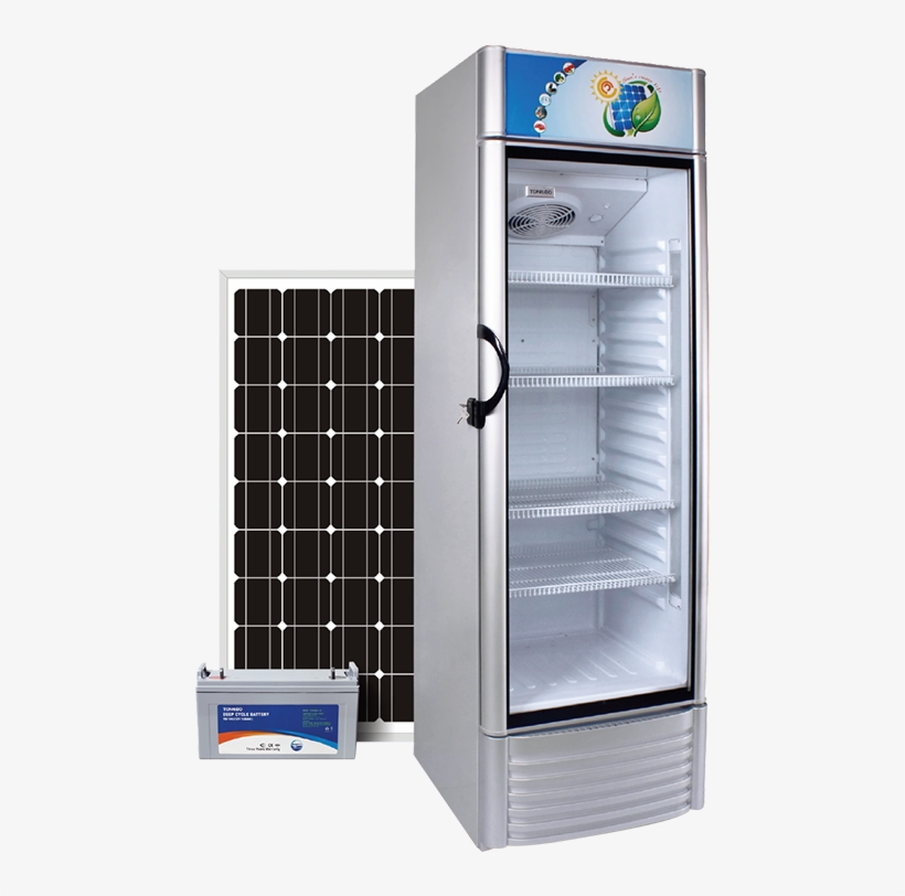 Dc Compressor Solar Inverter Refrigerator Rc-bd100 - Solar Energy, transparent png #9515122