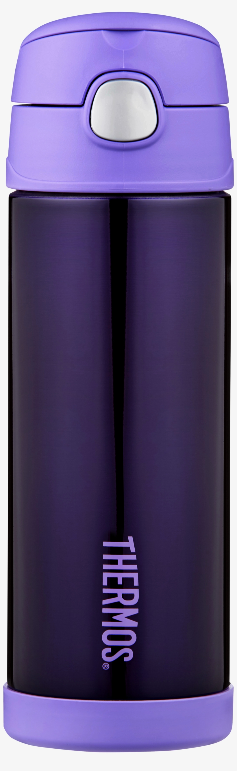Thermos Funtainer Drink Bottle Purple - Water Bottle, transparent png #9516383
